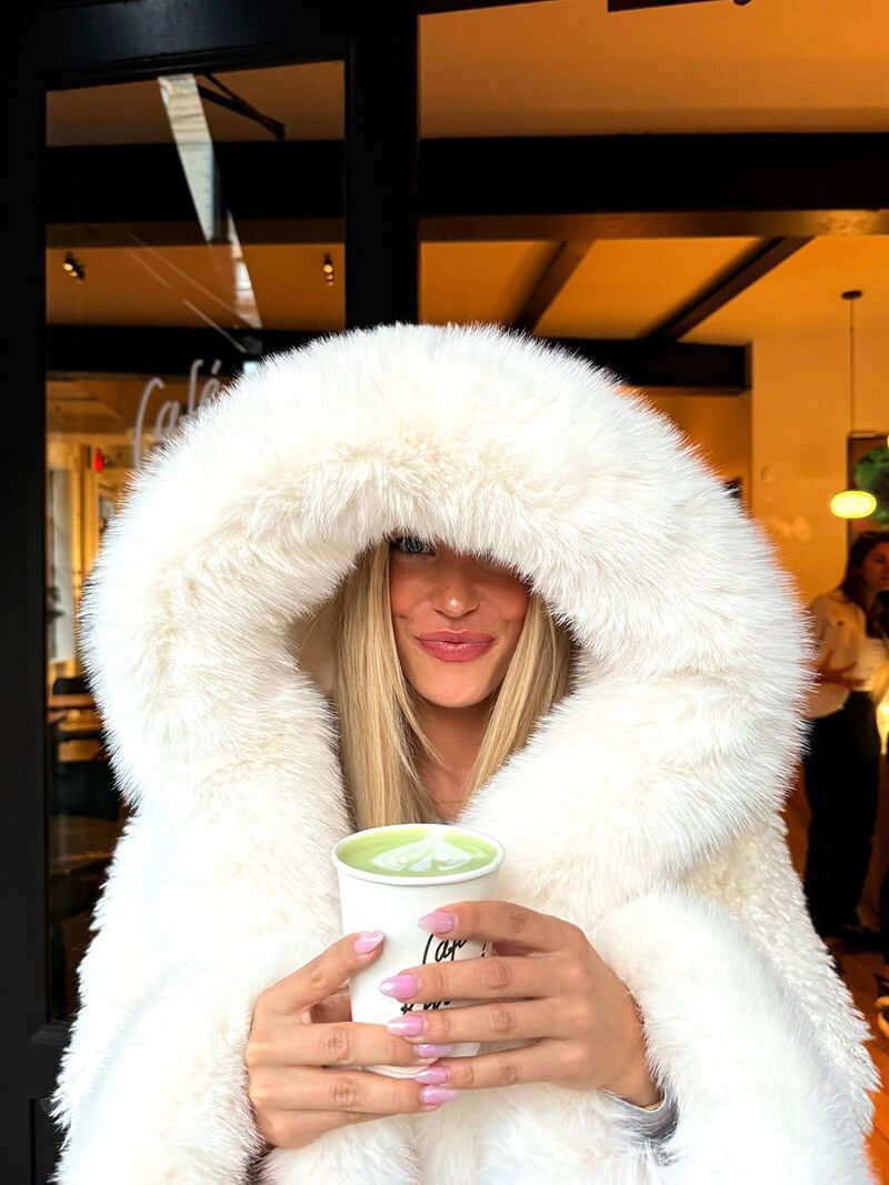 Zeya - Mariel Faux Fur Jacket White S
