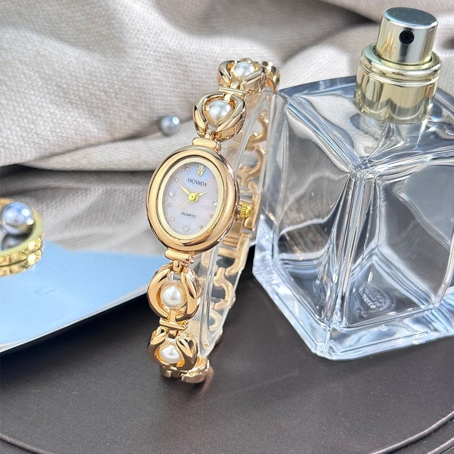ZEYA - Aubrielle Women's Watch - Elegant Quartz Timepiece with Rhinestone Dial and Silky Texture for Ladies