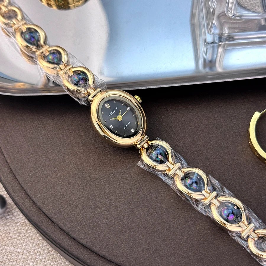 ZEYA - Aubrielle Women's Watch - Elegant Quartz Timepiece with Rhinestone Dial and Silky Texture for Ladies