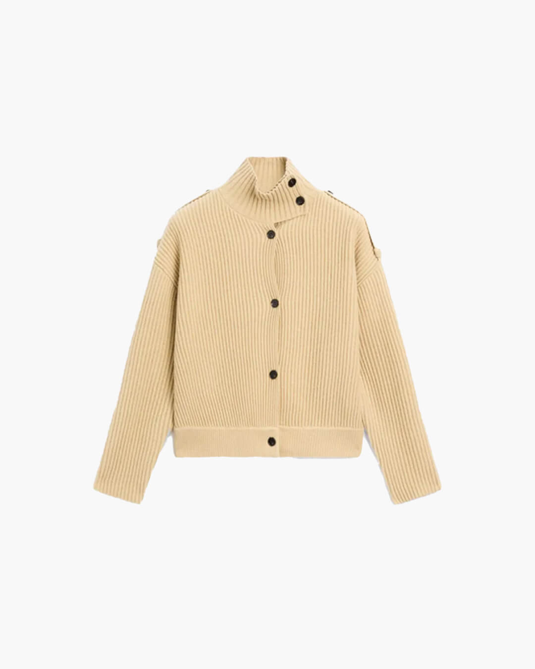 ZEYA - Victoria Stand Collar Knitted Cardigan