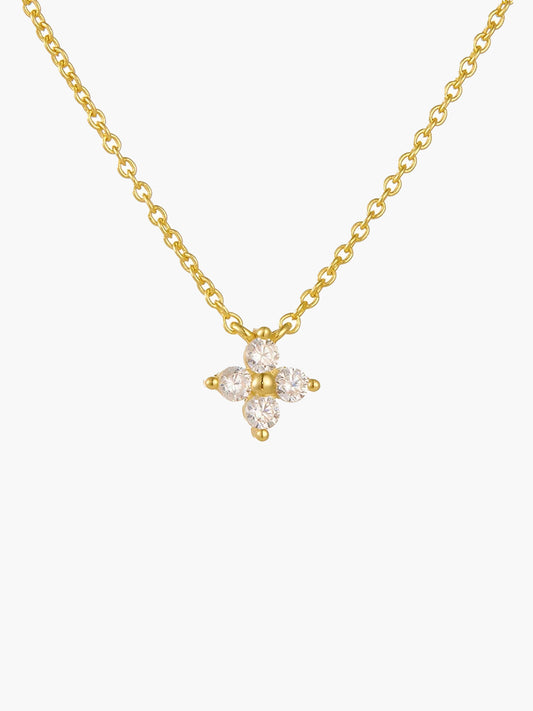Collier Anna à quatre pétales