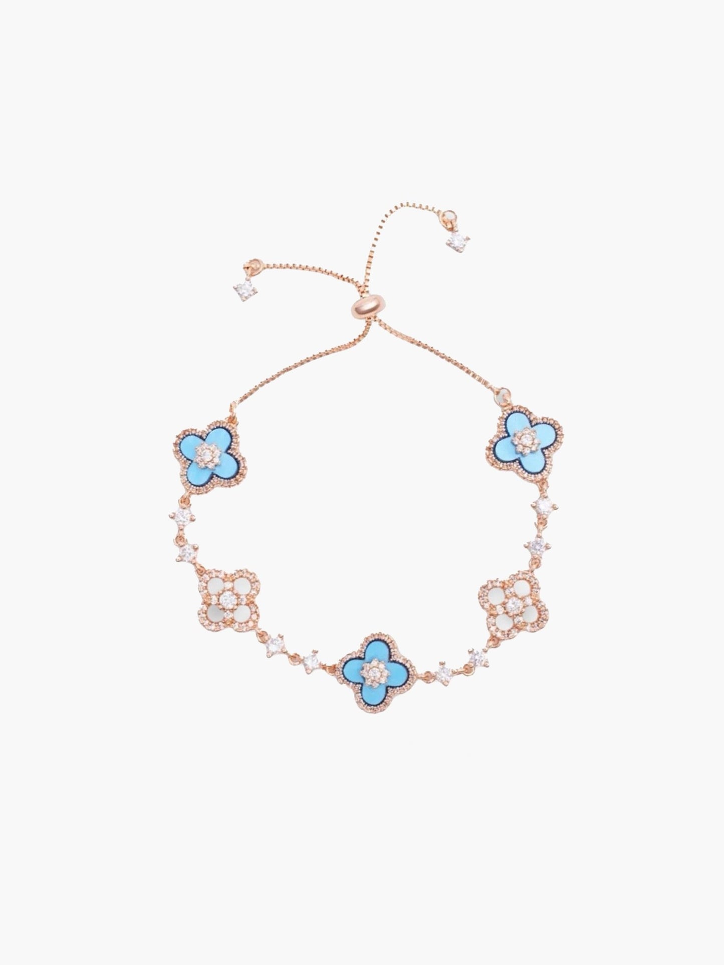 ZEYA - Cataleya Flower Zirconia Bracelet