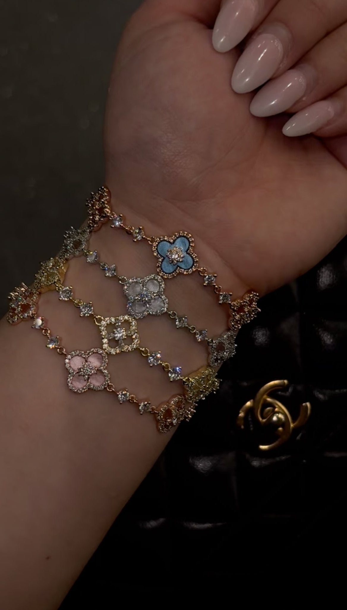 ZEYA - Cataleya Flower Zirconia Bracelet