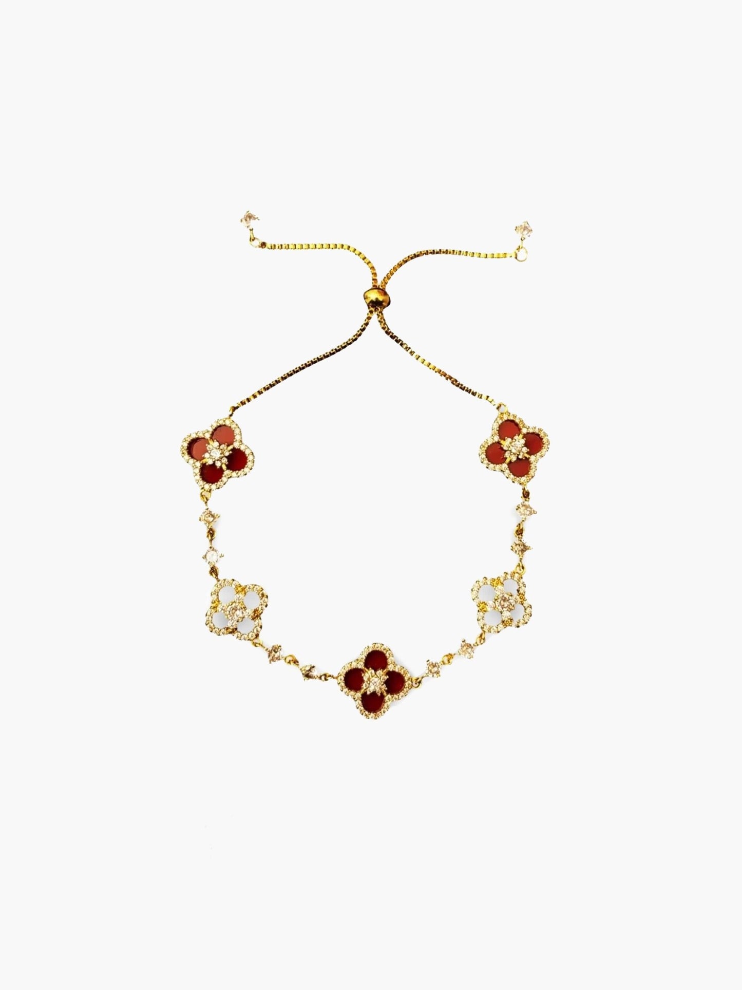 ZEYA - Cataleya Flower Zirconia Bracelet