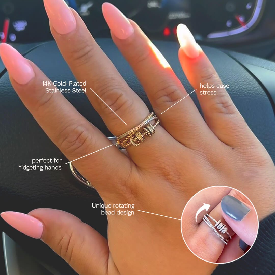 ZEYA - Celeste Anxiety Spinner Ring