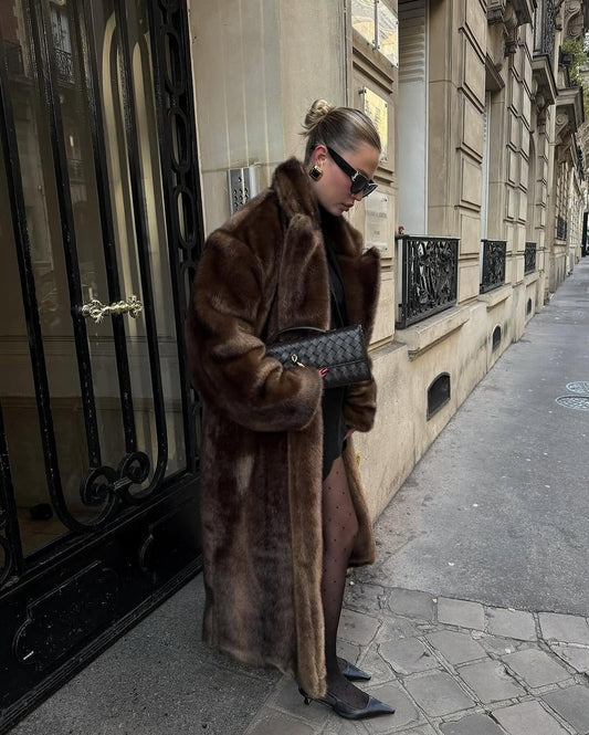 ZEYA - Laney Faux Fur Maxi Coat