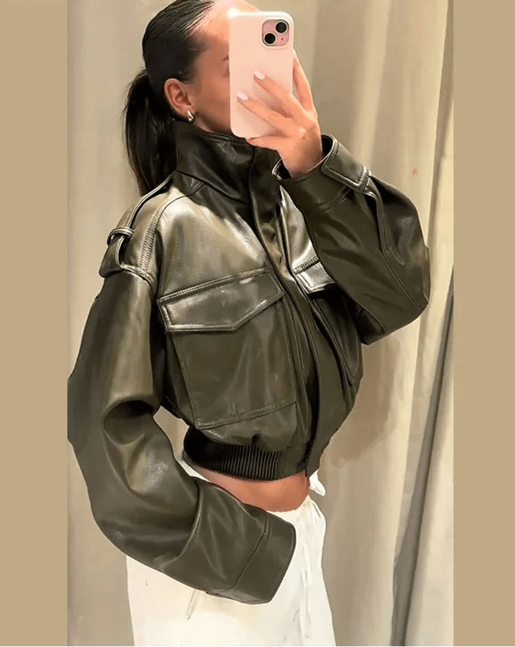 ZEYA - Lilo Faux Leather Jacket