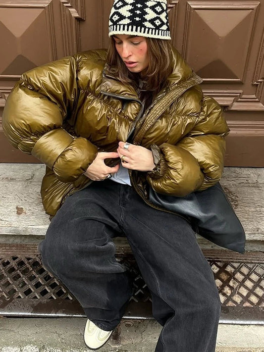 ZEYA - Tyla Shiny Puffer Jacket