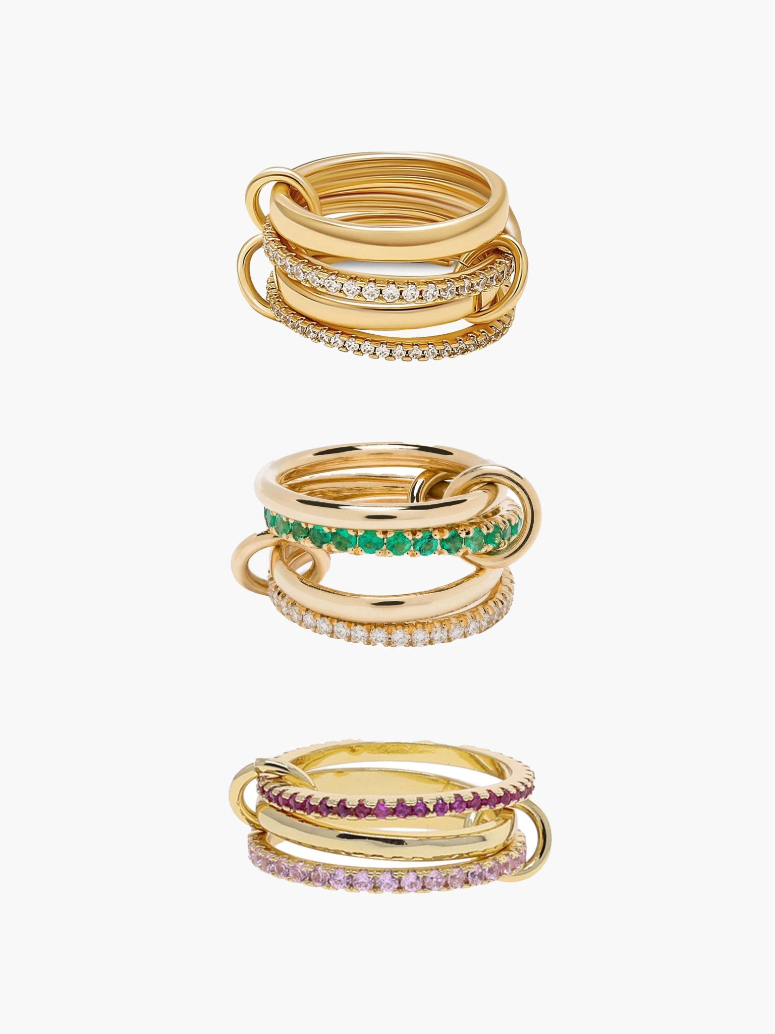 ZEYA - ZEYA Statement Ring Bundle