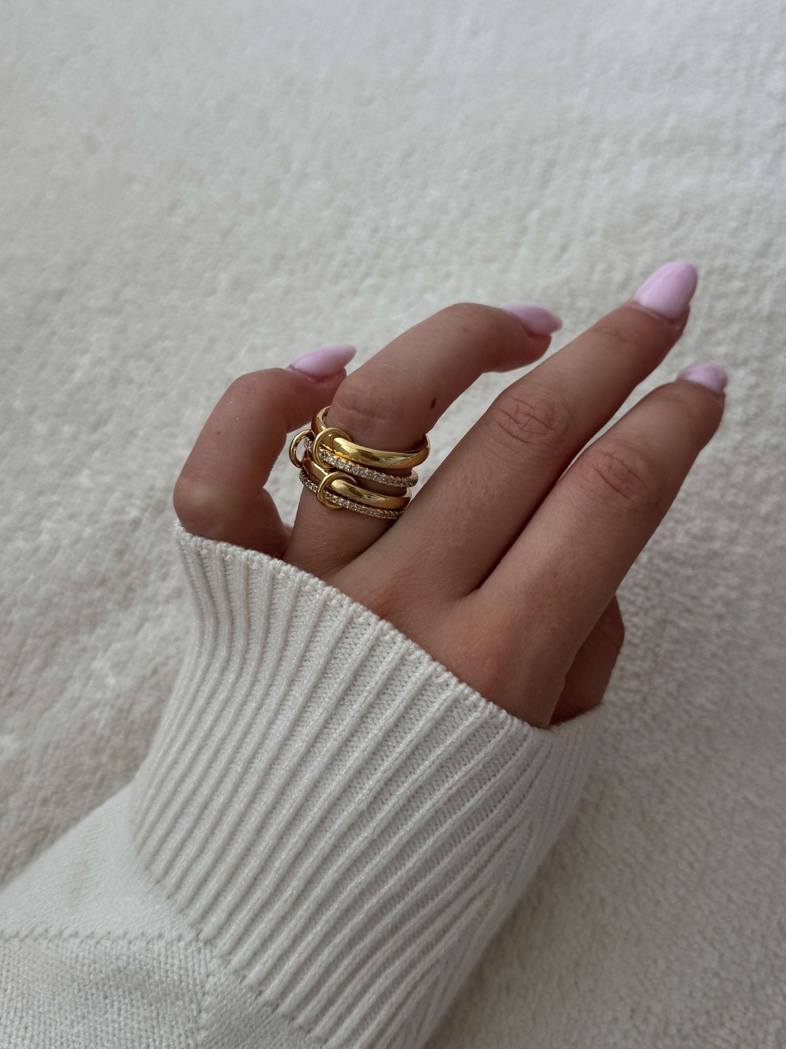 ZEYA - ZEYA Statement Ring Bundle